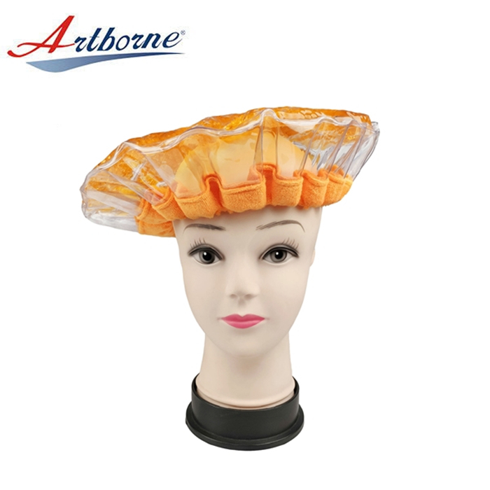 pearlie gel bead microwave heated Thermal condition steaming salon hair care mask cap bonnet