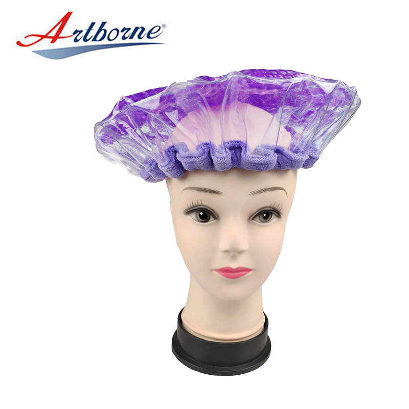 pearlie gel bead microwave heating conditioning hair care mask cap bonnet