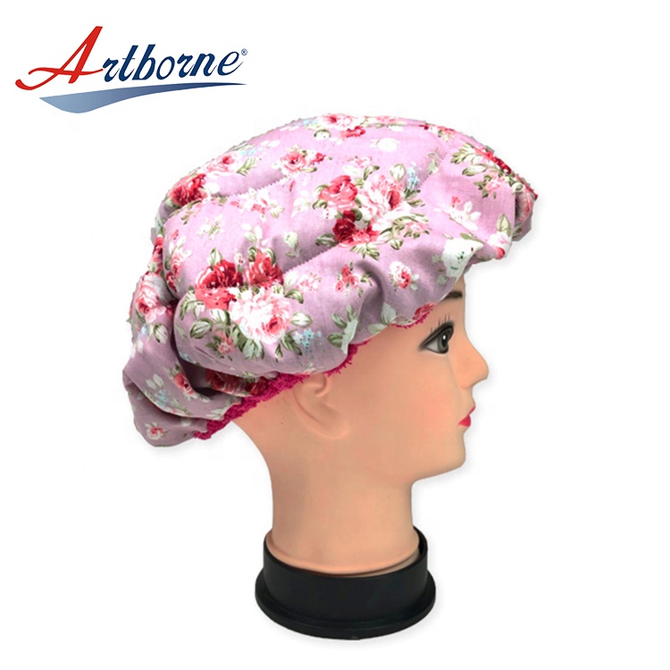 Artborne microwave heat treat hair cap company for shower-2