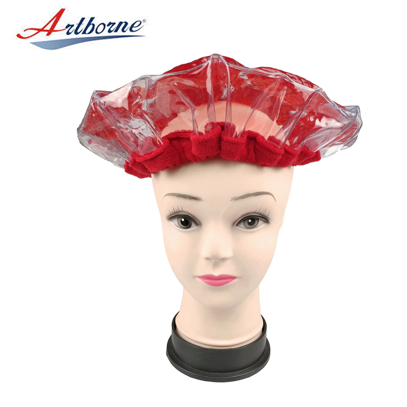 cordless pearlie gel bead microwave heat conditioning hair care mask cap bonnet