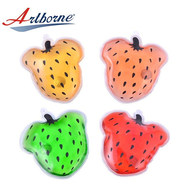 Artborne Self-heating Reusable Hand Warmer Hot Cold Pack For Christmas Gift Handwarmer Heat Cold Pad of Strawberry Shape Pack
