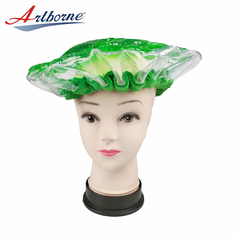 home use pearlie gel bead microwave heat conditioning hair care mask cap bonnet