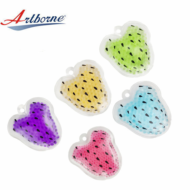 Gel Bead Pad Strawberry Customized Shape Heat Cold Pack for Hand Warmer or Promotion Gift Reusable Hot and Cold Therapy