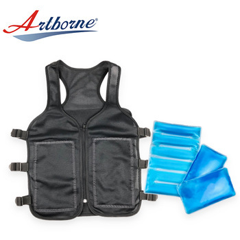 refrigerator Ice cold body cooling cool working protection from heat cold gel vest jacket with ice gel hot cool cold heat pack  IN-VS-01