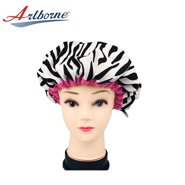 Artborne deep waterproof shower cap supply for women-20