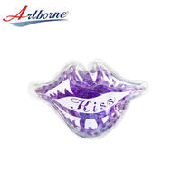 High Quality Ice Gel Beads Lip Mask Hot Cold Pack for Medical Spas Bead Ice Lip Kiss Shape Cold Reusable Therapy Pack
