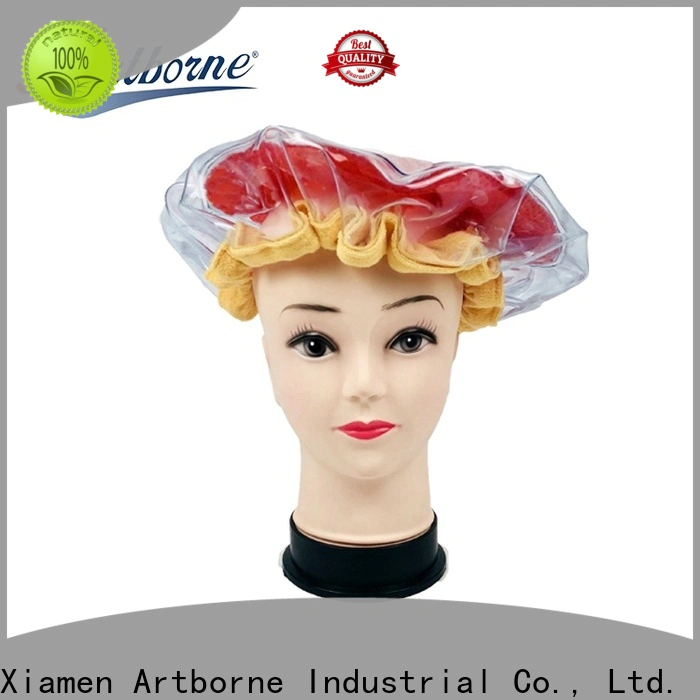 Artborne top microwavable conditioning cap company for lady