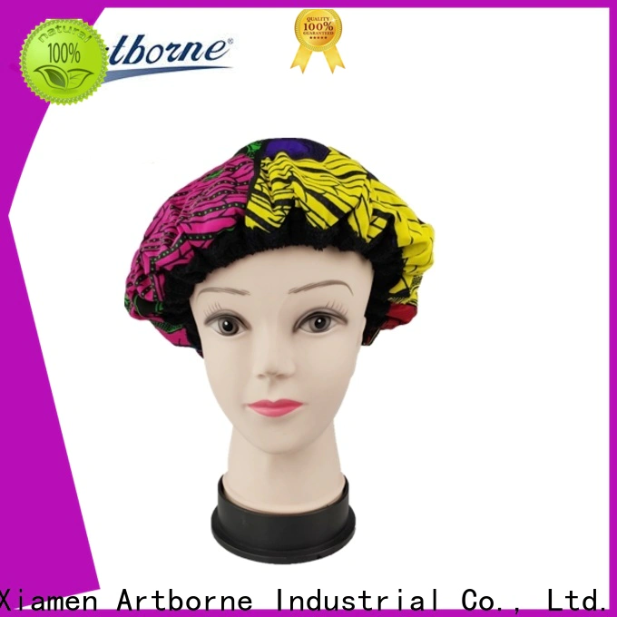 Artborne treatment silk hair cap factory for shower