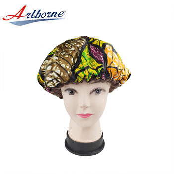 Elastic Band Protect Heat Transfer Cap Hair Bonnet Sleep Conditioner Cap With Disposable Shower Cap