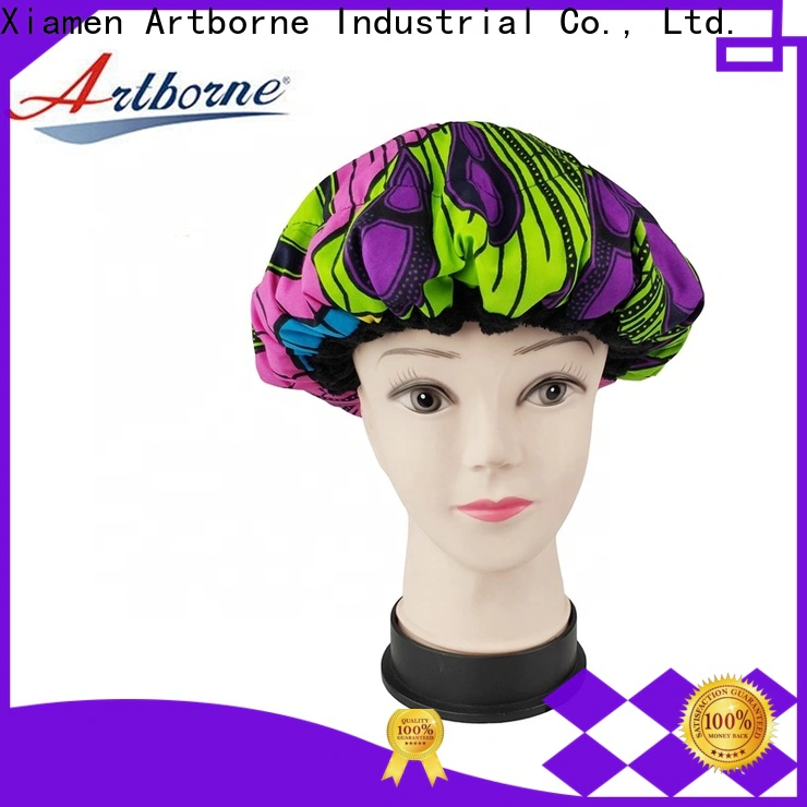 Artborne textured thermal cap for hair treatment and deep conditioning for business for home