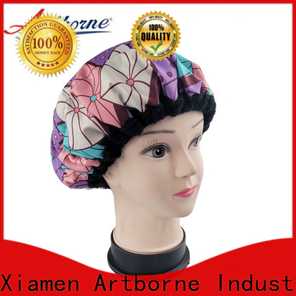 Artborne custom silk hair cap supply for shower