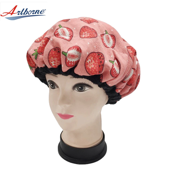 Hair Styling and Treatment Steam Cap | Heat Therapy and Thermal Spa Hair Steamer Flaxseed Hair Cap Deep Conditioning Heat Cap