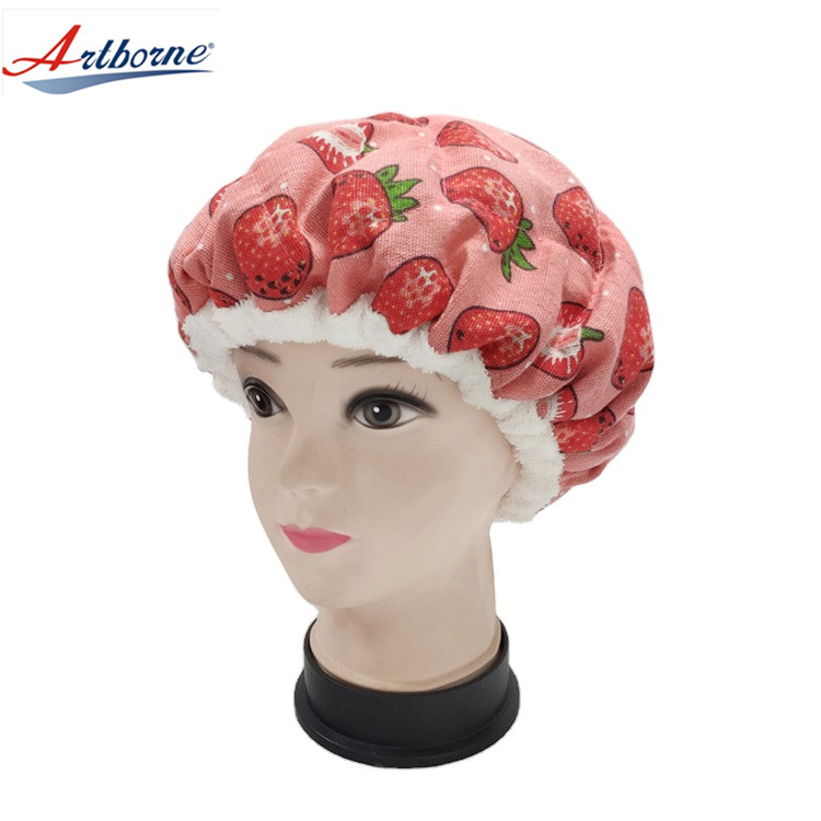 Strawberry deep conditioning hair care cap 10.jpg
