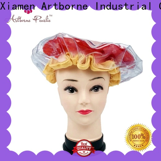Artborne steaming bath hair cap company for home