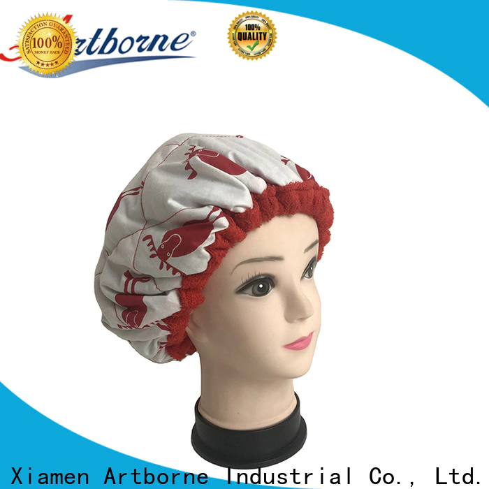 Artborne deep waterproof hair cap suppliers for lady