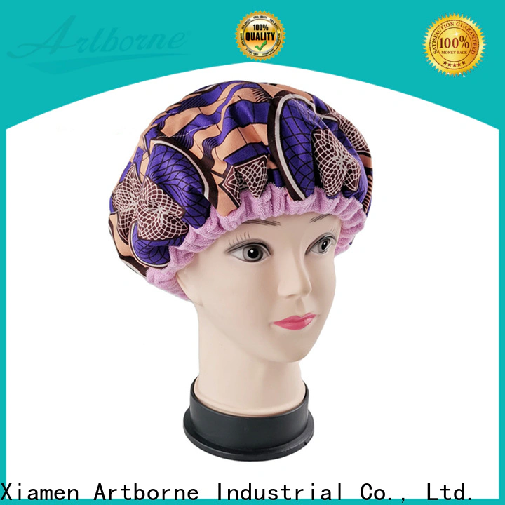 Artborne custom shower cap for deep conditioning for business for lady