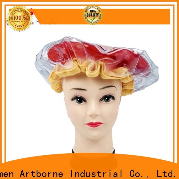 Artborne top microwavable conditioning cap manufacturers for lady