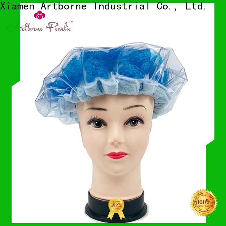 Artborne wholesale hot head microwavable deep conditioning cap supply for lady