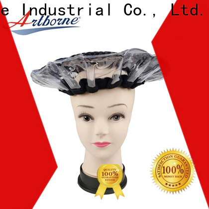 Artborne pearlie hot head microwavable deep conditioning heat cap manufacturers for lady