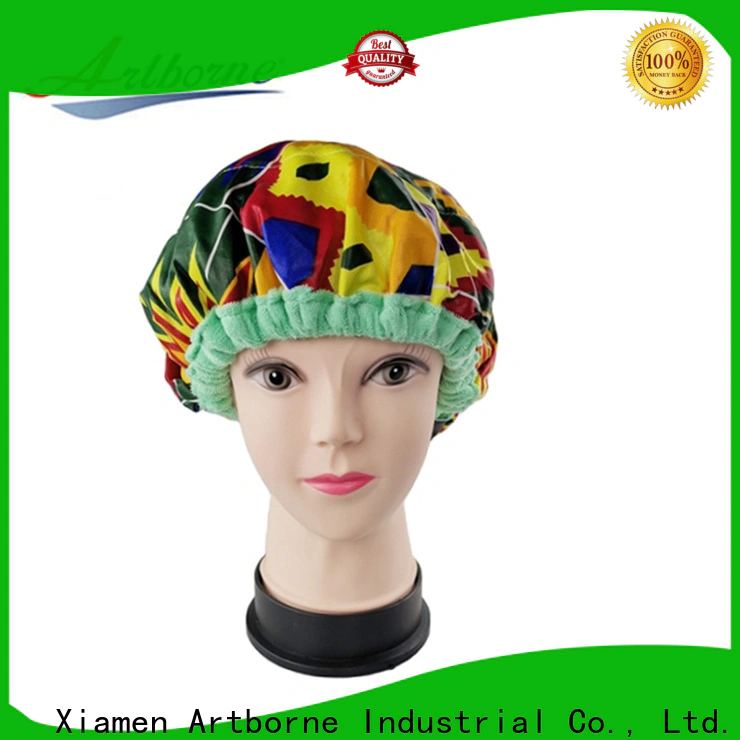 Artborne curly bonnet hair cap factory for home