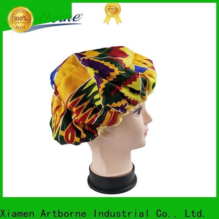 Artborne women hair bonnet for sleeping company for shower