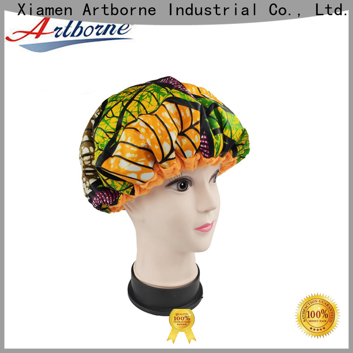 Artborne waterproof hair cap bonnet supply for lady