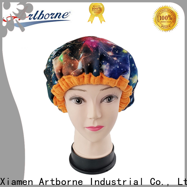 Artborne styling satin cap supply for shower