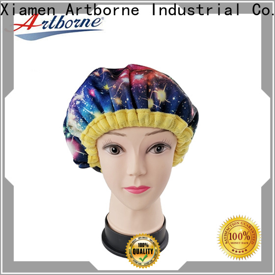 Artborne home best shower cap for deep conditioning for business for lady