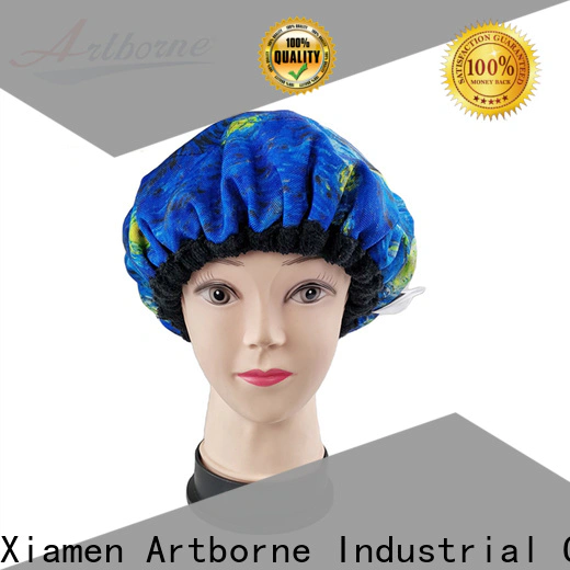 Artborne best satin hair cap factory for home