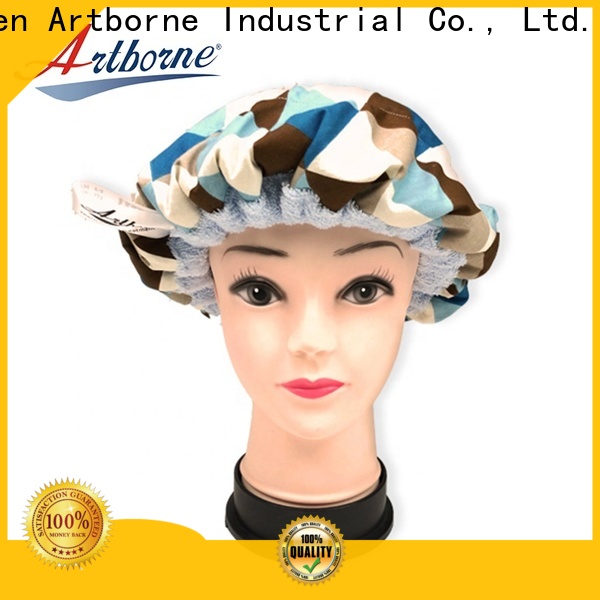 Artborne reusable waterproof hair cap suppliers for home