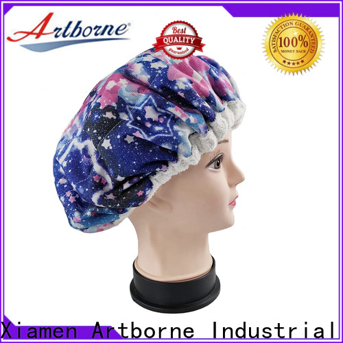 Artborne microwavable thermal heat cap for conditioning treatments for business for lady