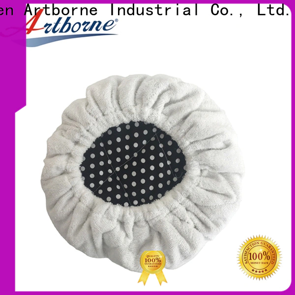Artborne drying waterproof hair cap supply for lady