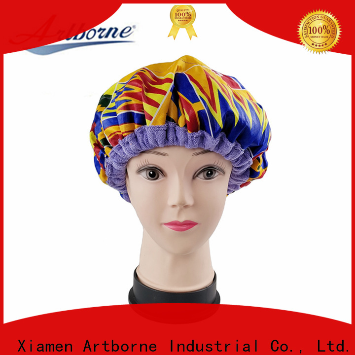 Artborne curly hot head thermal hair cap supply for home
