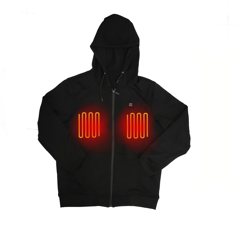 Heated Hoodie for Men Electric Sweater Sweatshirt Heated Clothes Electric Heating Jacket Rechargeable Winter Thermal Clothes