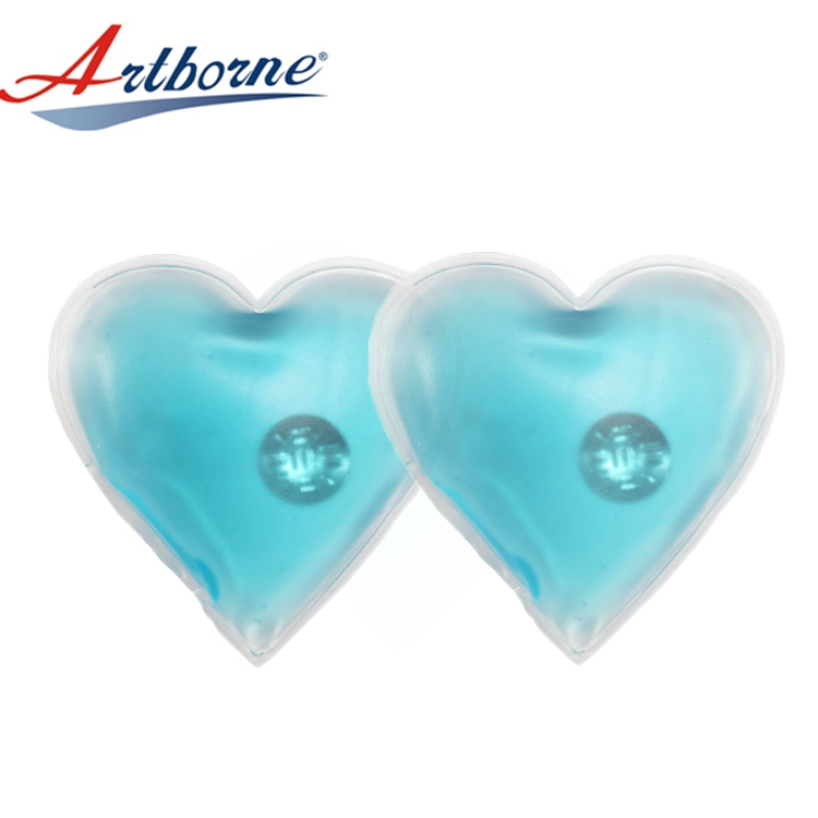 Mini Winter Gift Reusable Gel Portable Heart Self Heating Pack For Hand Warmer Heating Pad