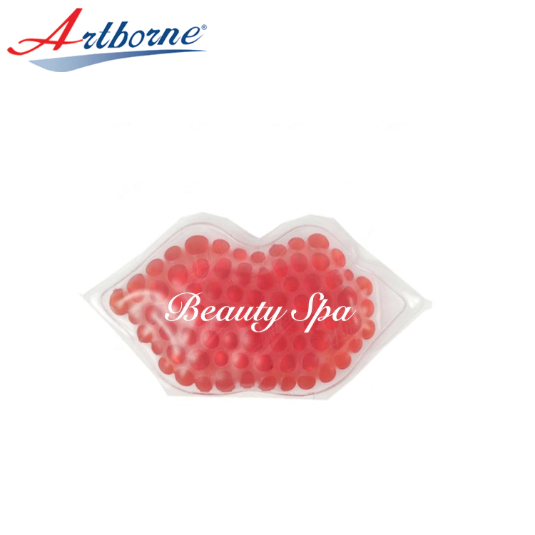 Lip Shape Ice Packs for Clinic with Customized Logo and Gel Color Ice Pack for Lip Filler Lip Ice Gel pack