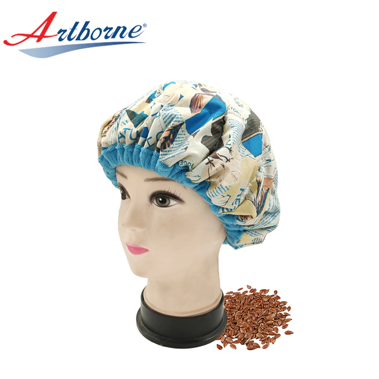 Deep Conditioning Thermal Heat Cap Microwavable Heat Cap For Steaming Hair Styling And Cordless Conditioning Flaxseed Heat Cap