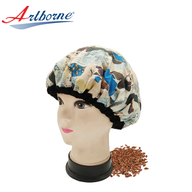 Deep Conditioning Heat Cap Cordless Microwavable Heat Hat For Steaming Hair Styling Cap Heat Therapy Thermal Spa Hair Treatment Cap