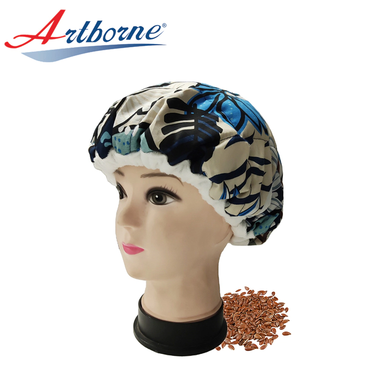 Cordless Deep Conditioning Heat Cap Microwavable Treatment Steaming Heat Cap for Thermal Spa Curly Hair Thermal Heat Cap
