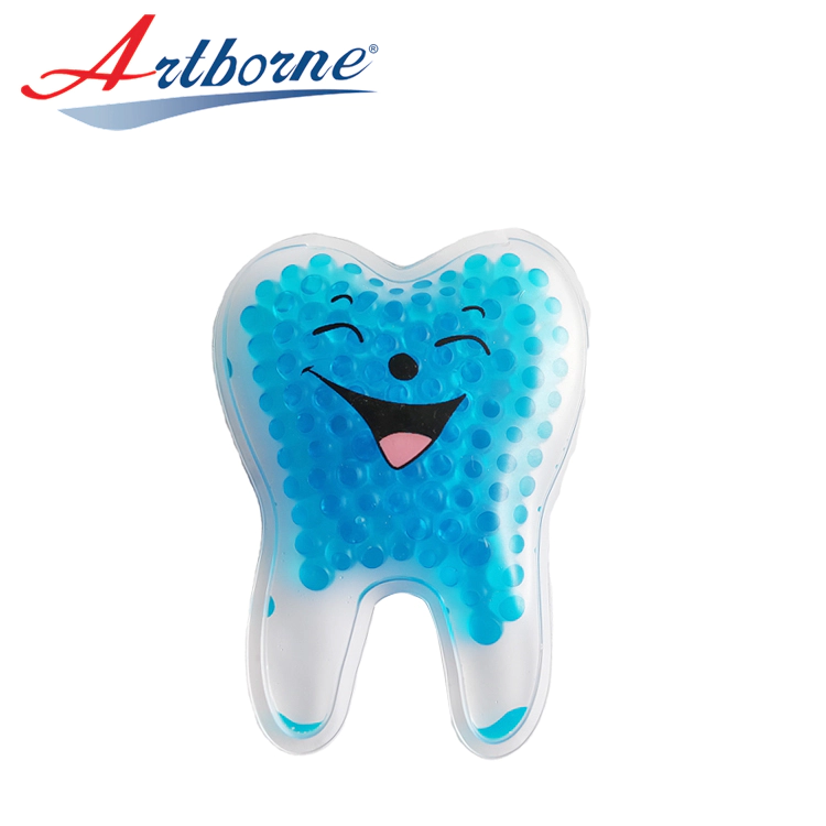 Custom Reusable Tooth Shape Ice Pack Hot & Cold Gel Therapy Pad Hot Cold Compress Therapy