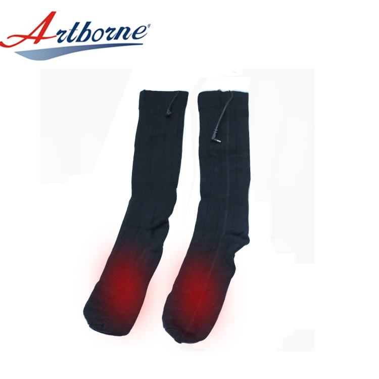 Rechargeable USB Electric Heated Socks Battery Powered Winter Foot Warmers Ski Socks Men Sock