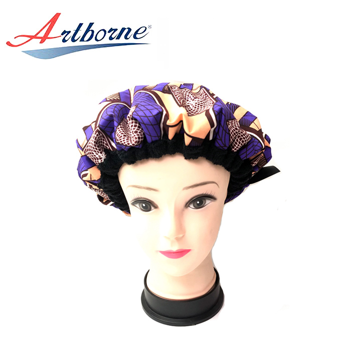 Artborne microwavable thermal heat cap for conditioning treatments for business for lady-19
